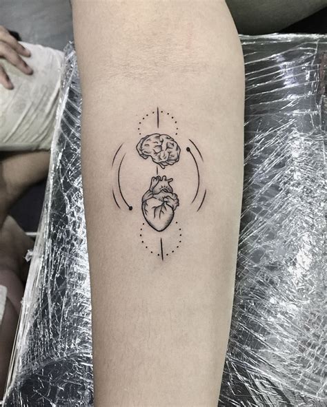 e heart tattoo|85 Mind